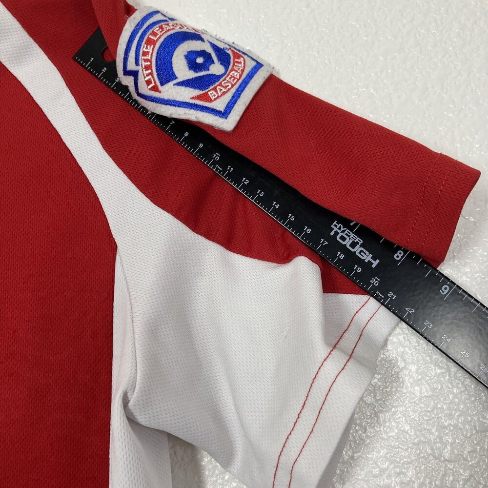 Teamwork Athletic Red Wings Baseball Jersey Shirt Youth Small Little League #4 - Picture 8 of 14